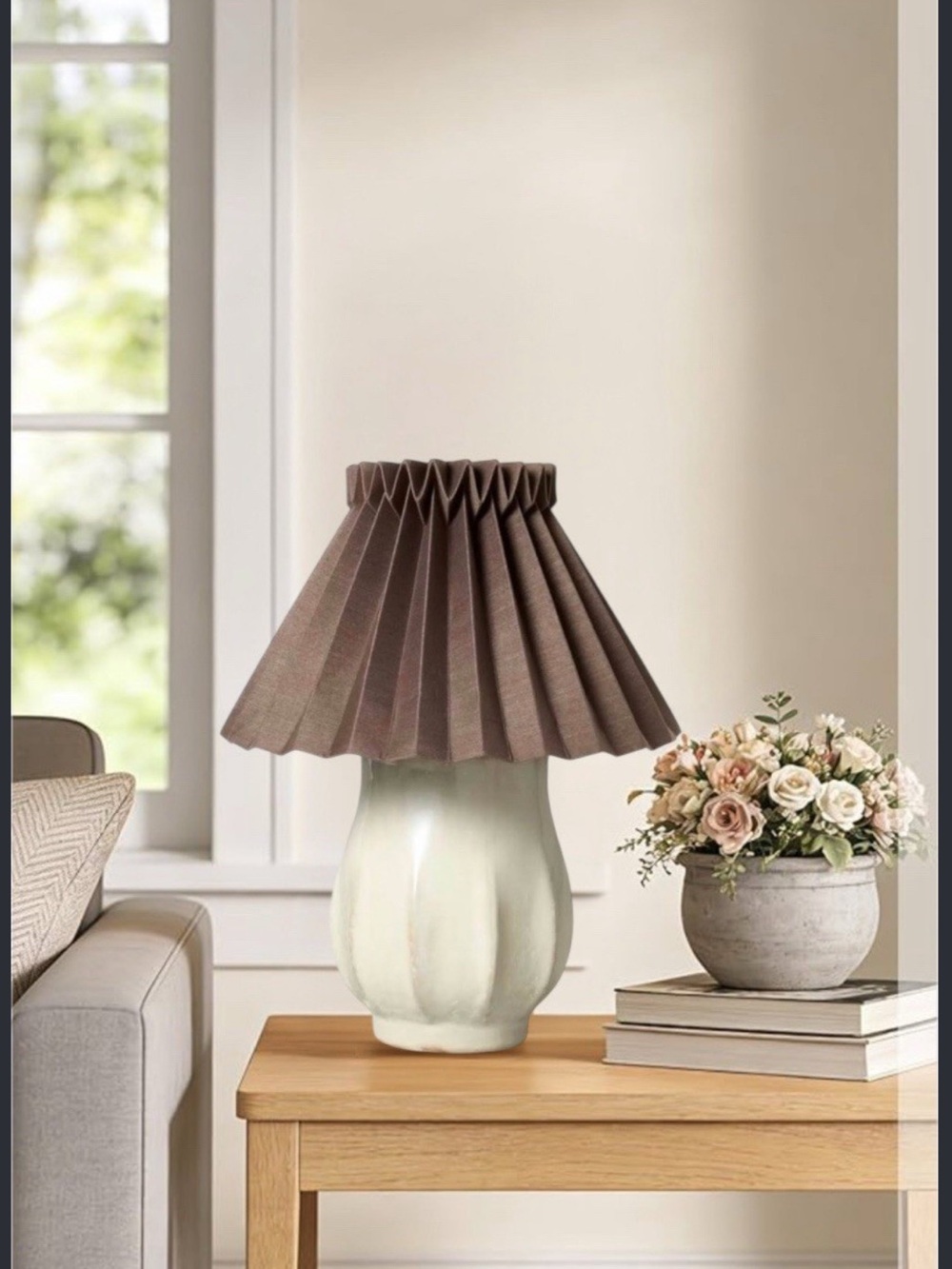NWT, set of 2, Hearth & Hand ceramic table lamps